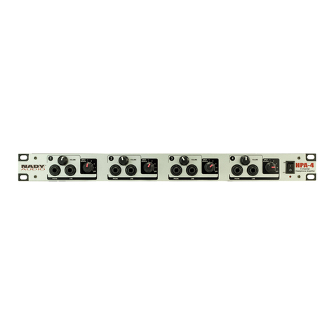 Nady Audio HPA-4 owner's manual