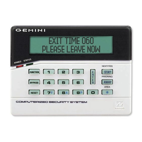 NAPCO Gemini GEM-X255 User manual