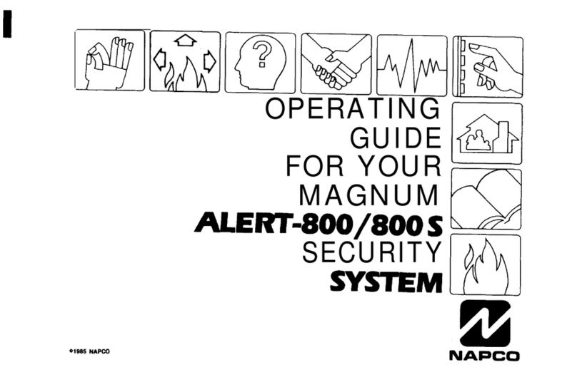 NAPCO Magnum Alert 800 operating guide