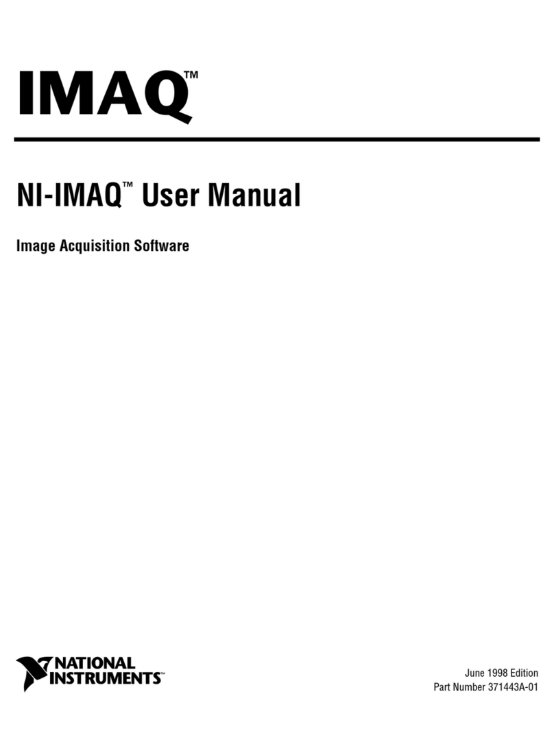 National Instruments Image Acquisition Software User manual