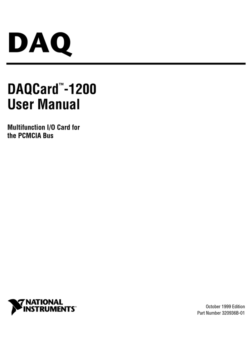 National Instruments DAQCard-1200 user manual
