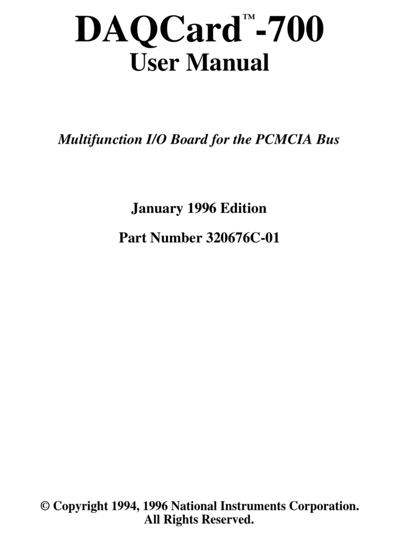 National Instruments 700 user manual