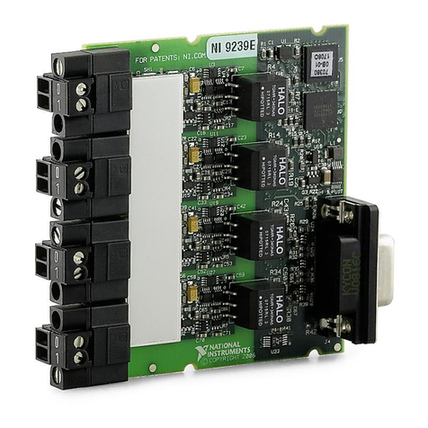 National Instruments NI 9229E User manual