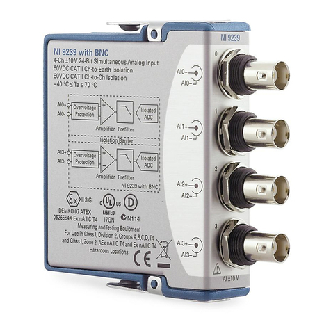 National Instruments NI 9229 operating instructions