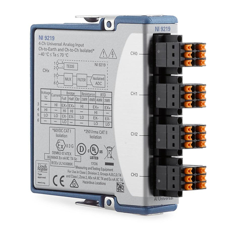 National Instruments NI 9219 User manual