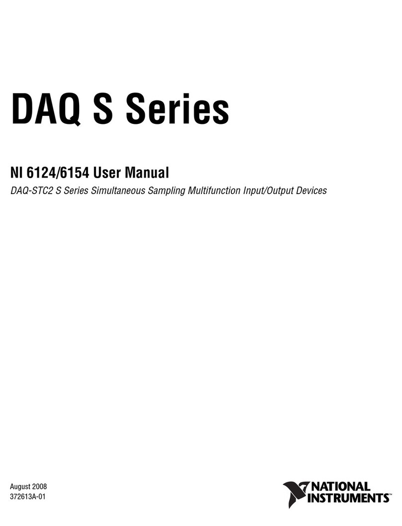 National Instruments Network Device DAQ S User manual