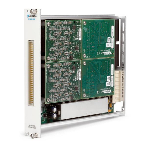 National Instruments Module SCXI-1503 User manual National Instruments Module SCXI-1503 User manual
