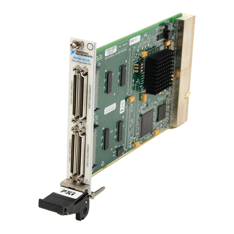 National Instruments Network Device NI PXI-7811R User manual
