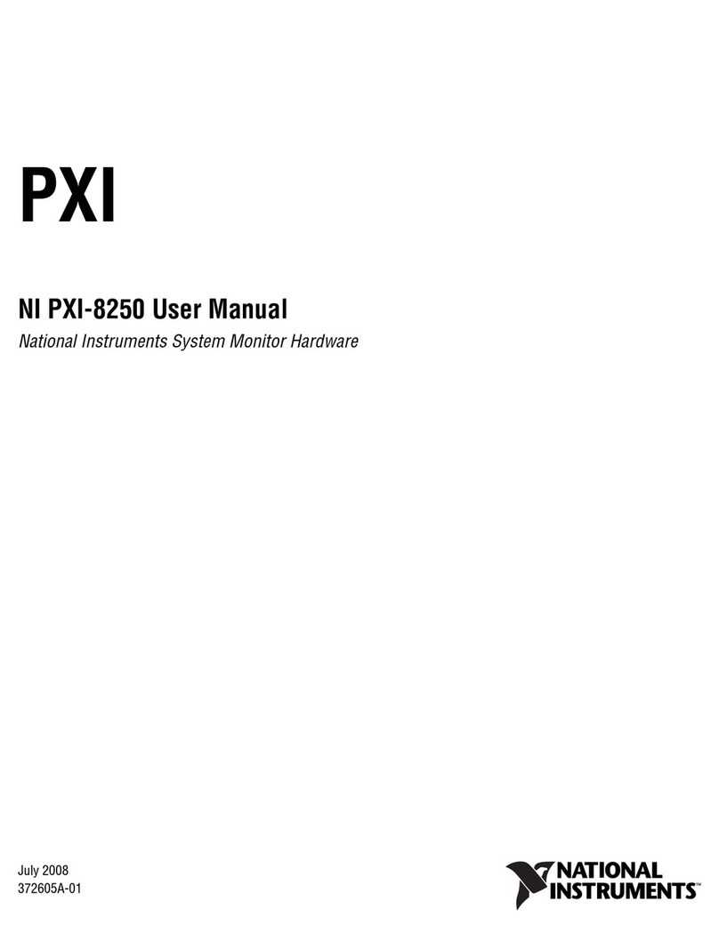 National Instruments Module NI PXI-8250 User manual