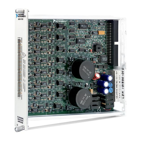 National Instruments Module SCXI-1125 User manual