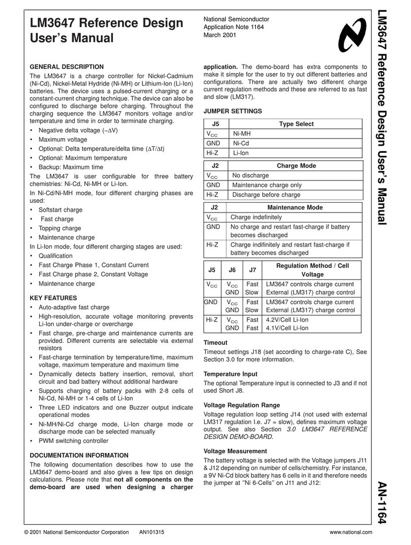 National Semiconductor LM3647 User manual