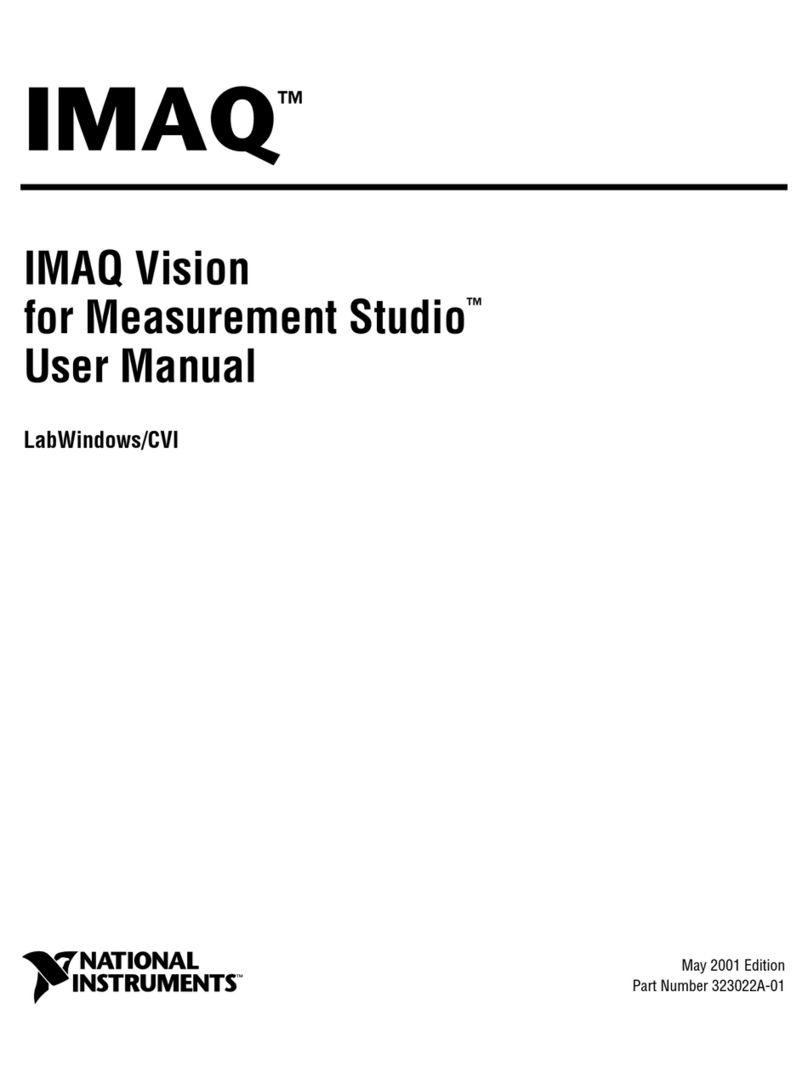 National Instruments IMAQ Vision for Measurement Studio User manual