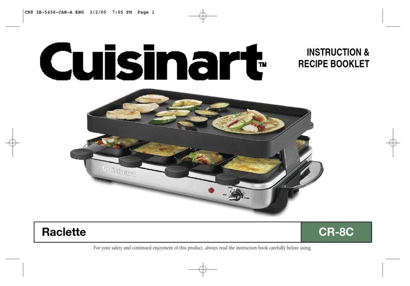 Cuisinart CR-8C Operational manual