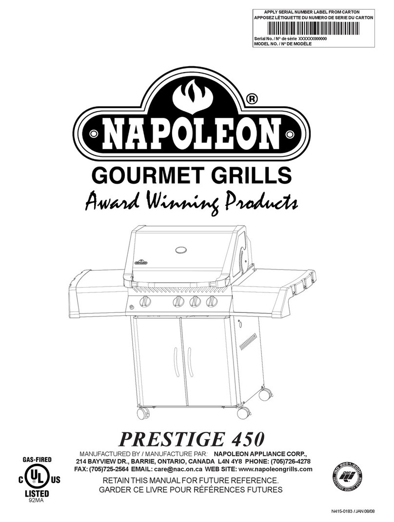 Napoleon N415-0183 owner's manual