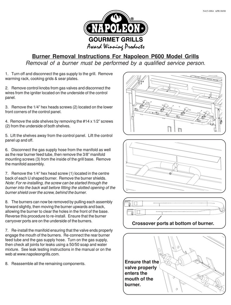 Napoleon P600 instructions