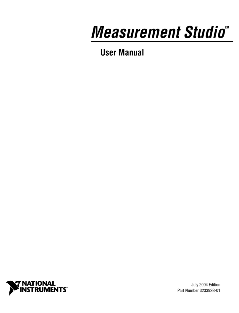 National Instruments Measurement Studio user manual