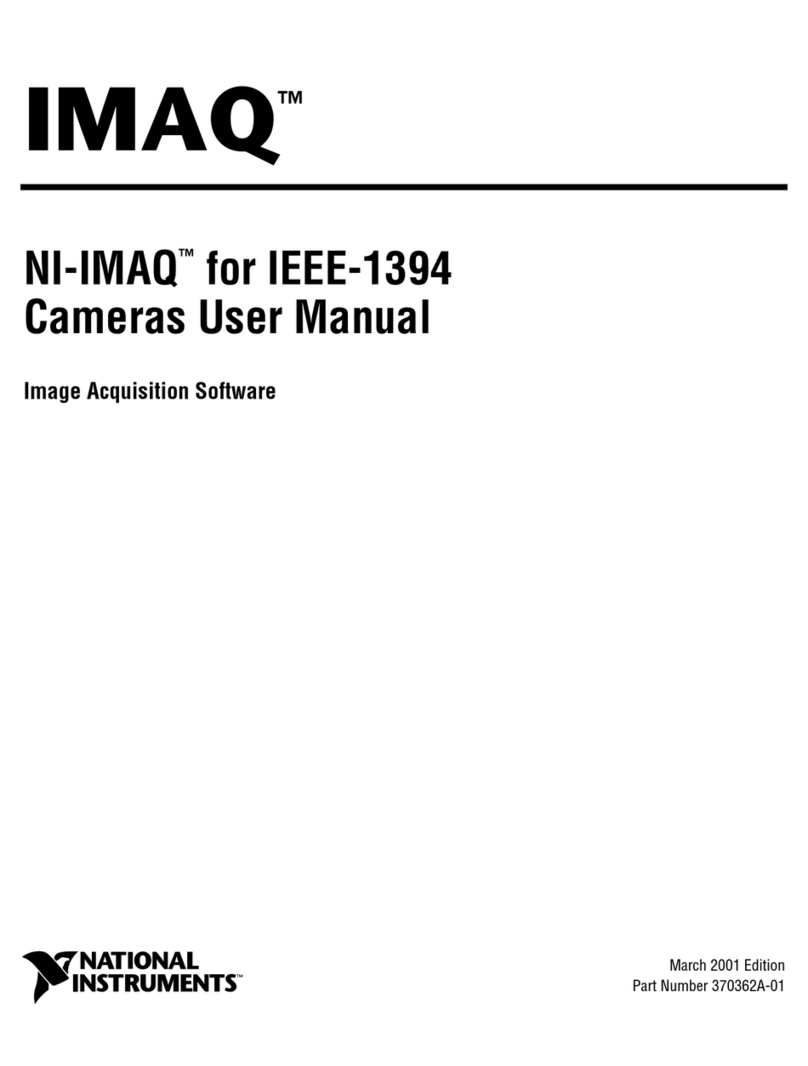 National Instruments NI-IMAQ User manual National Instruments NI-IMAQ User manual