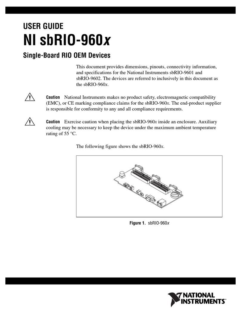 National Instruments NI sbRIO-960x User manual