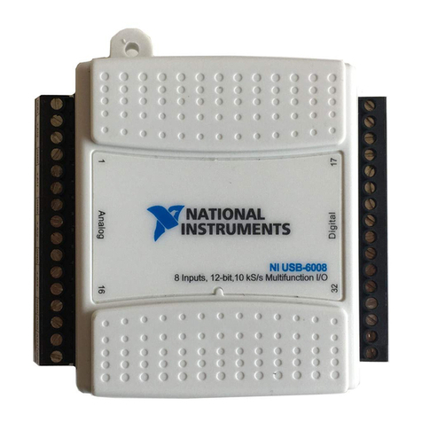 National Instruments 6008 USER GUIDE AND SPECIFICATIONS National Instruments 6008 USER GUIDE AND SPECIFICATIONS