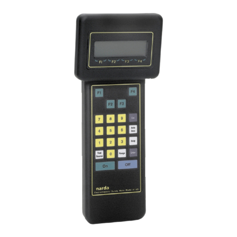 NARDA 8718B User manual