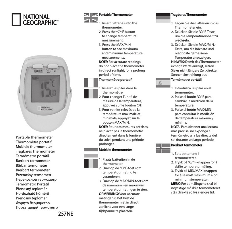 National Geographic 257NE user manual