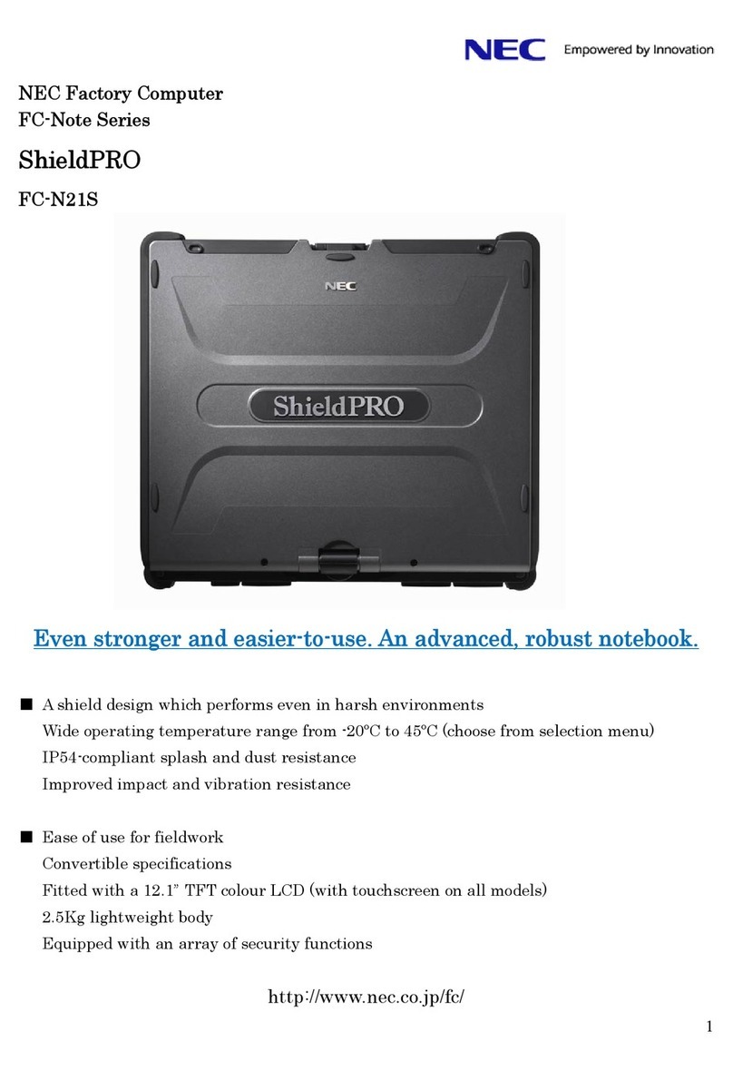 NEC ShieldPRO FC-N21S Brochure & specs