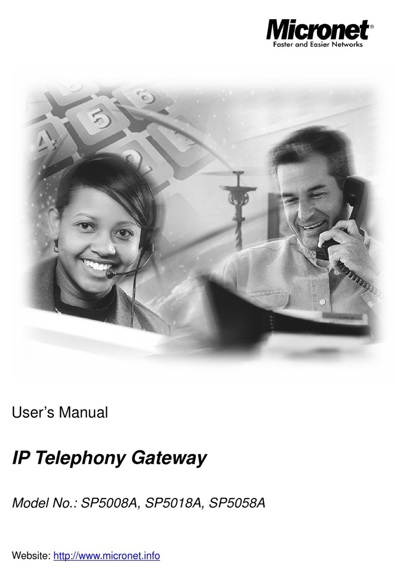 MicroNet SP5008A user manual