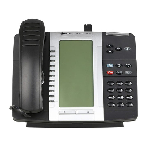 Mitel 5330 IP User manual Mitel 5330 IP User manual