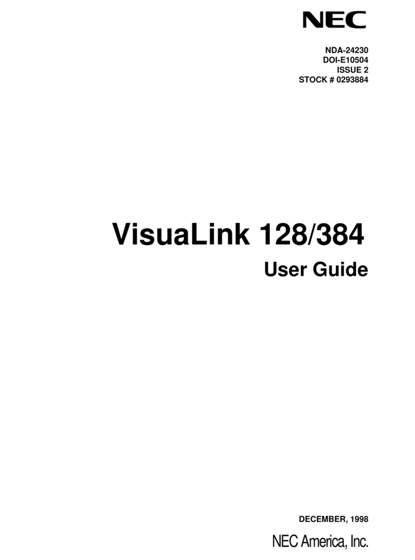 NEC VisuaLink 128/384 user guide