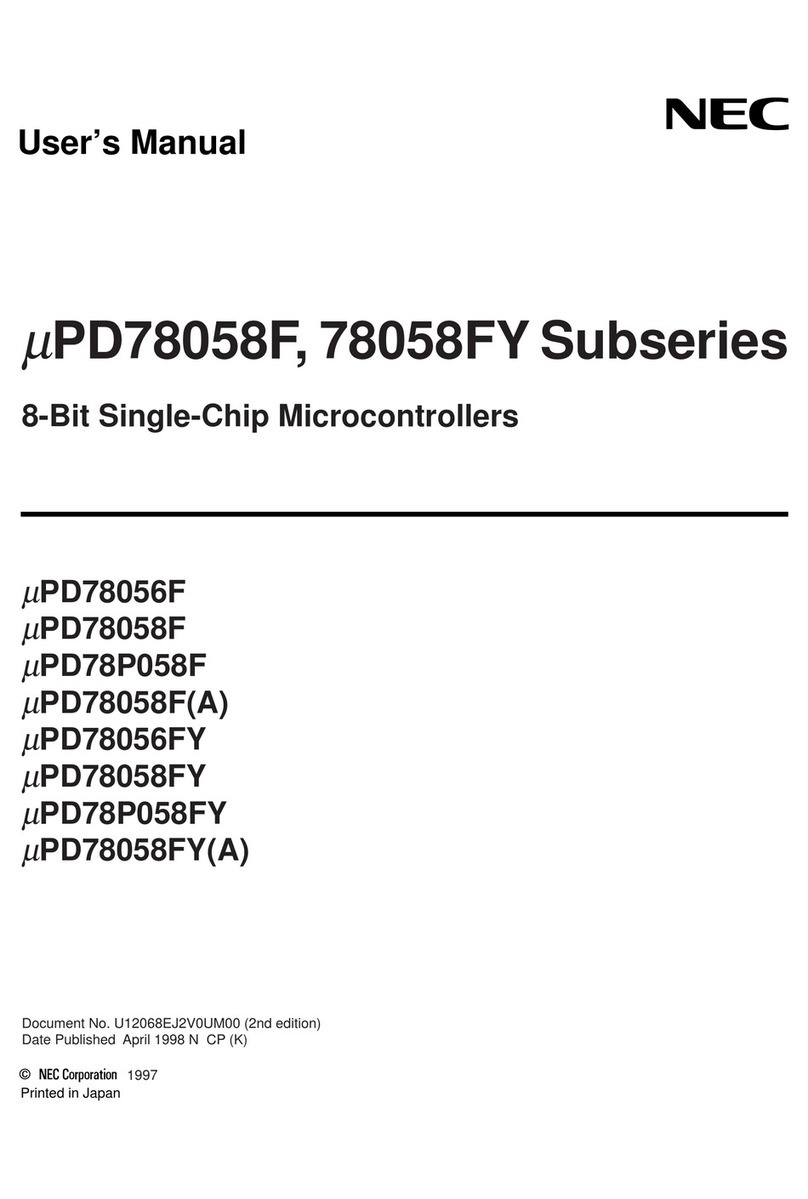 NEC PD78056F User manual