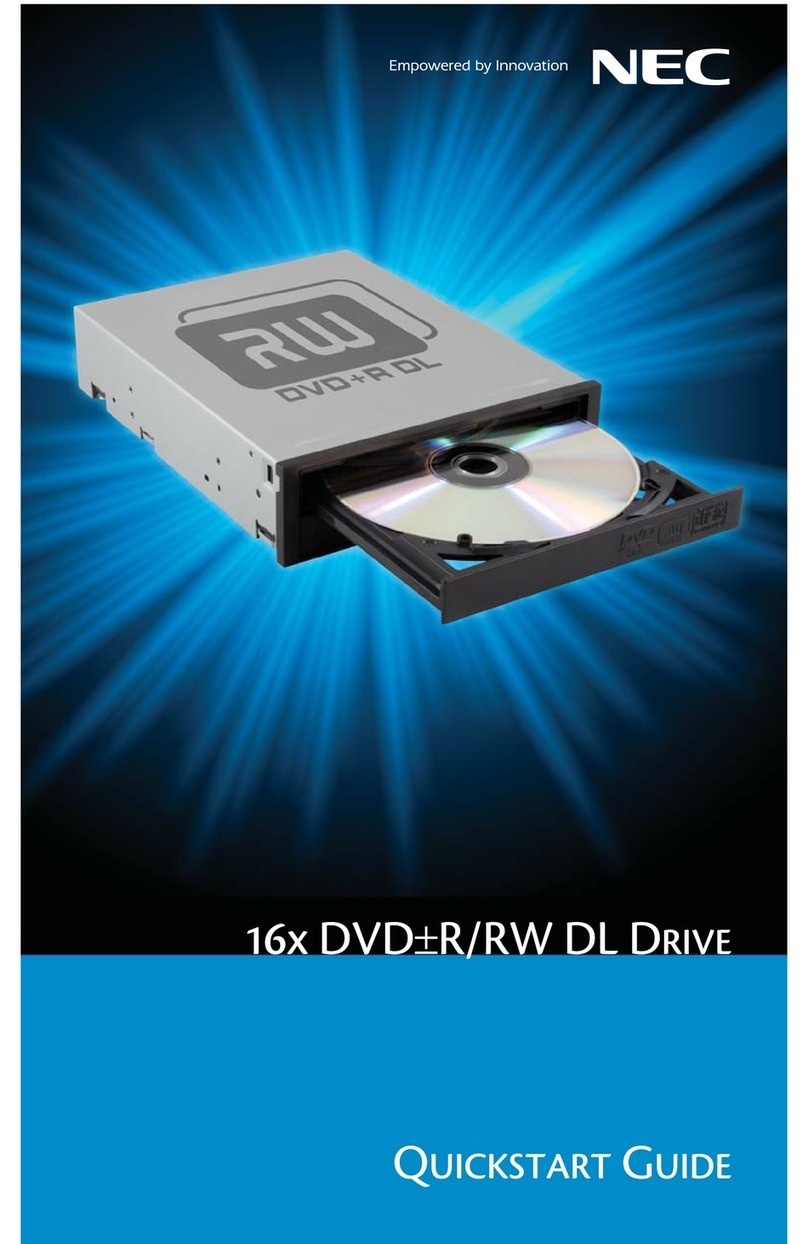 NEC 16x quick start guide