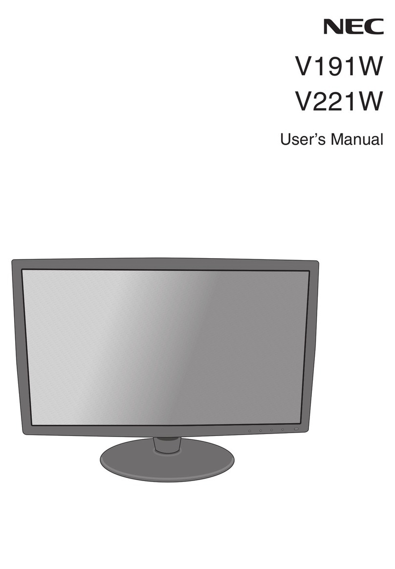 NEC V221W User manual