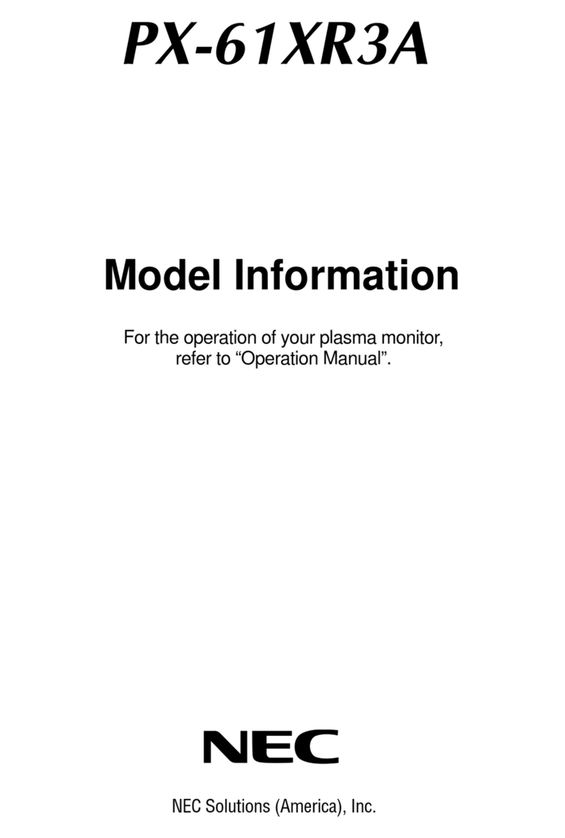NEC PX-61XR3A User manual