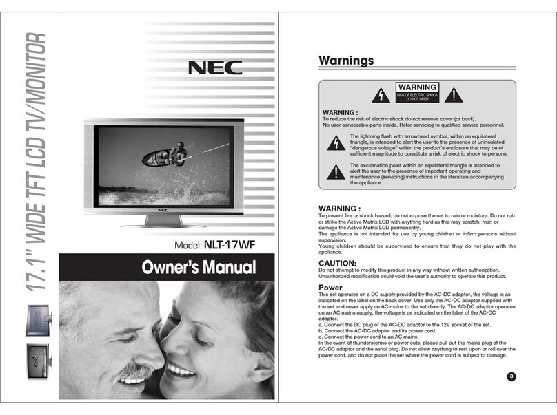 NEC NLT-17WF User manual NEC NLT-17WF User manual