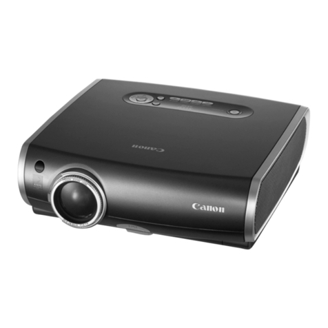Canon SX50 - REALiS SXGA+ LCOS Projector User manual Canon SX50 - REALiS SXGA+ LCOS Projector User manual