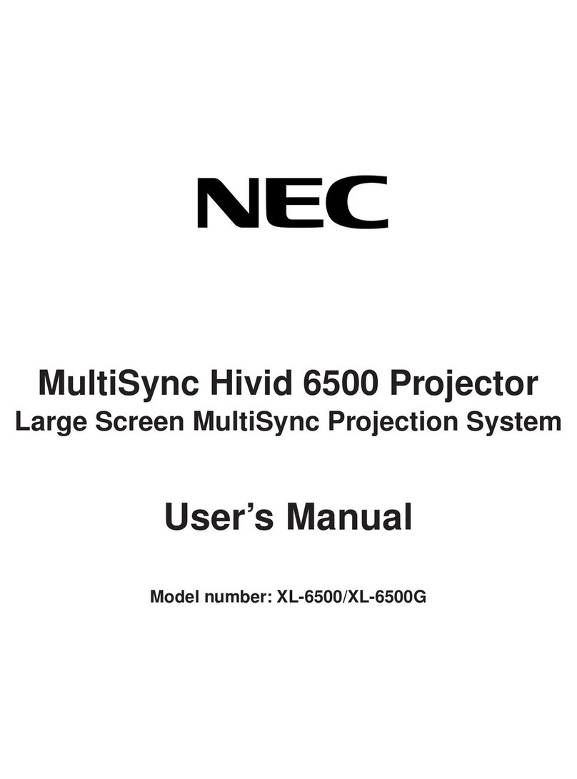 NEC XL-6500 User manual NEC XL-6500 User manual