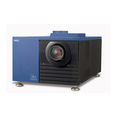 NEC DLP CINEMA NC2500S User manual