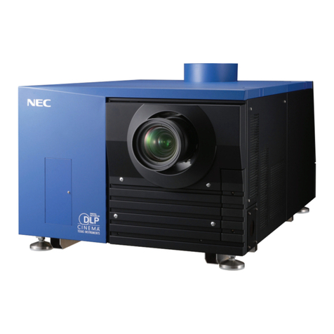 NEC DLP CINEMA NC1600C User manual NEC DLP CINEMA NC1600C User manual