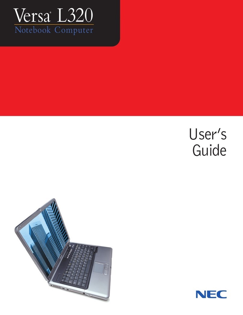 NEC Versa L320 user guide