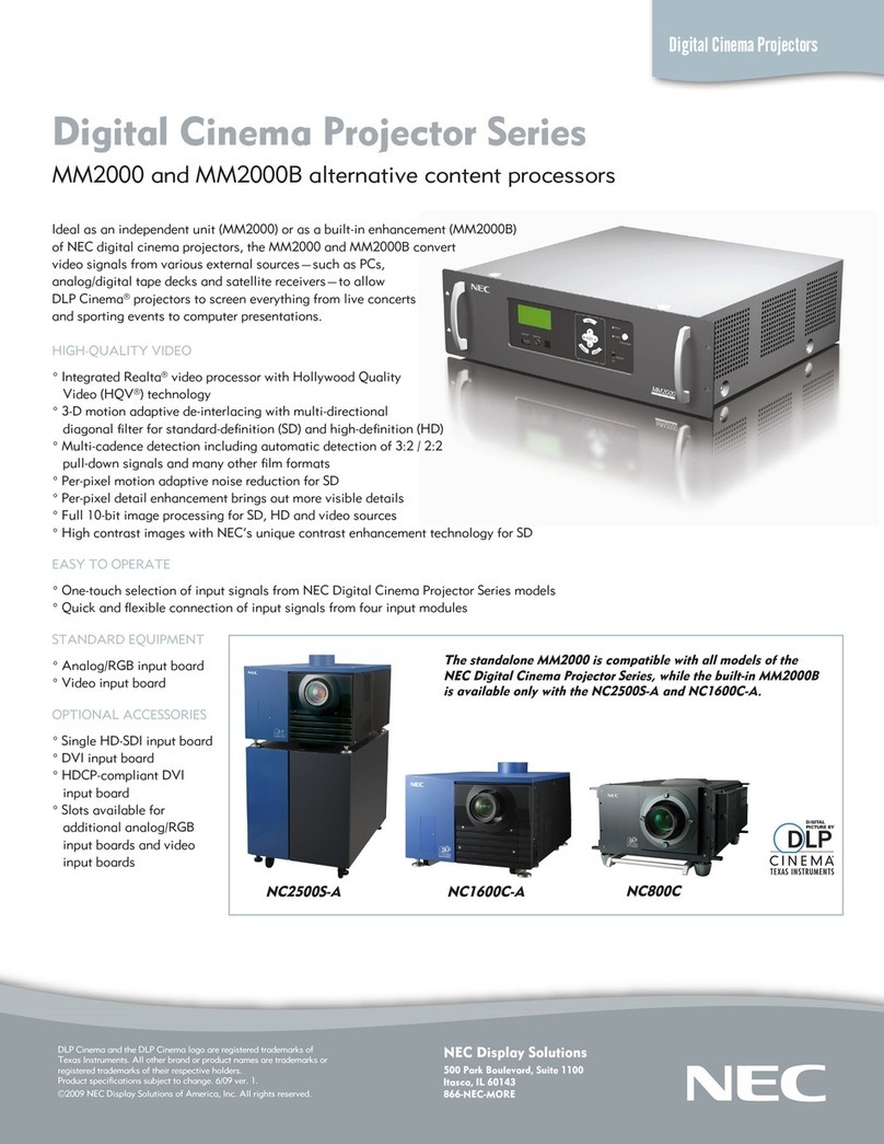 NEC MM2000B brochure