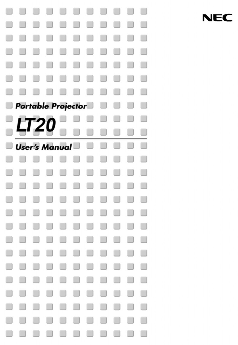 NEC LT20 - XGA DLP Projector User manual