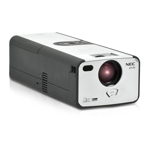 NEC LT170 - XGA DLP Projector User manual