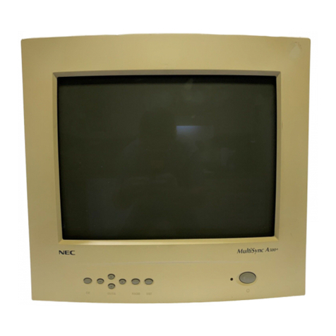 NEC MultiSync A500+ User manual