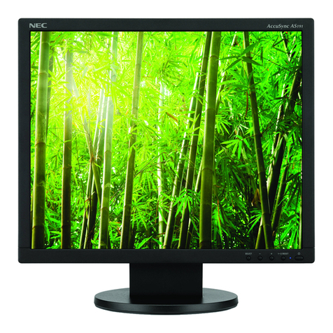NEC AccuSync AS171 User manual