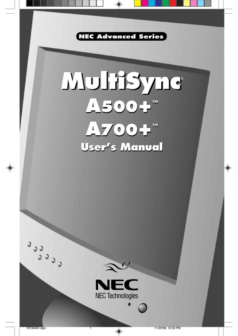 NEC A500+TM User manual