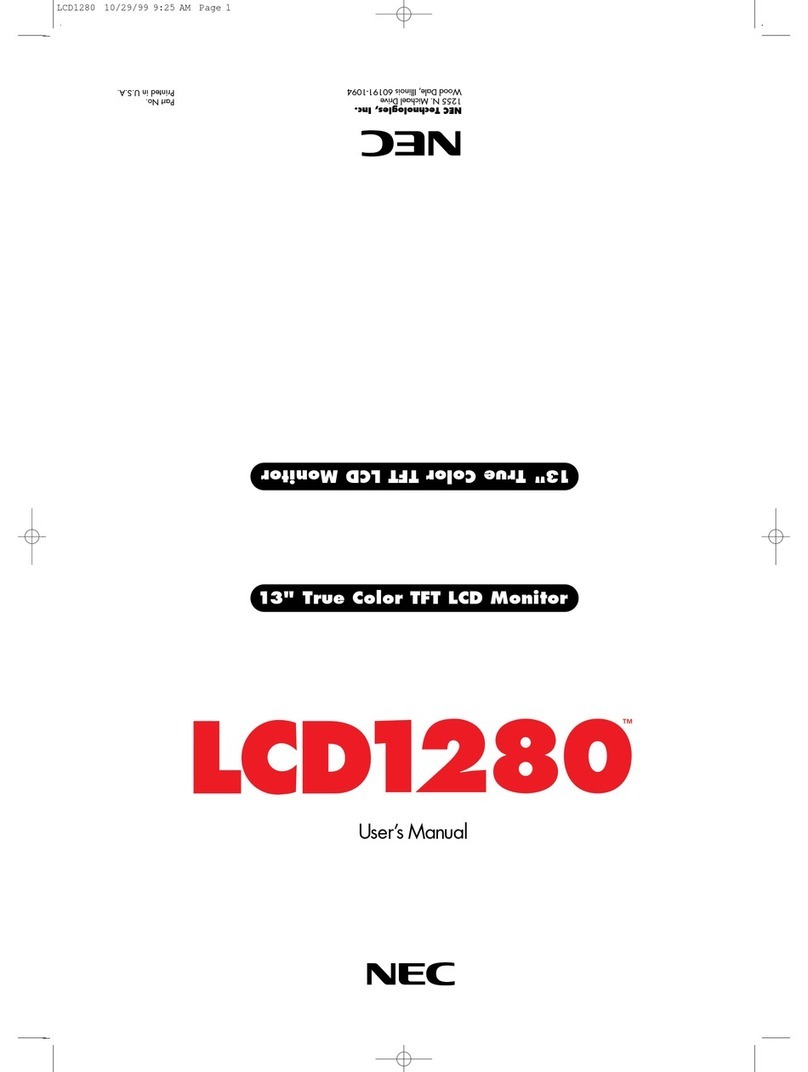 NEC LCD1280 User manual NEC LCD1280 User manual