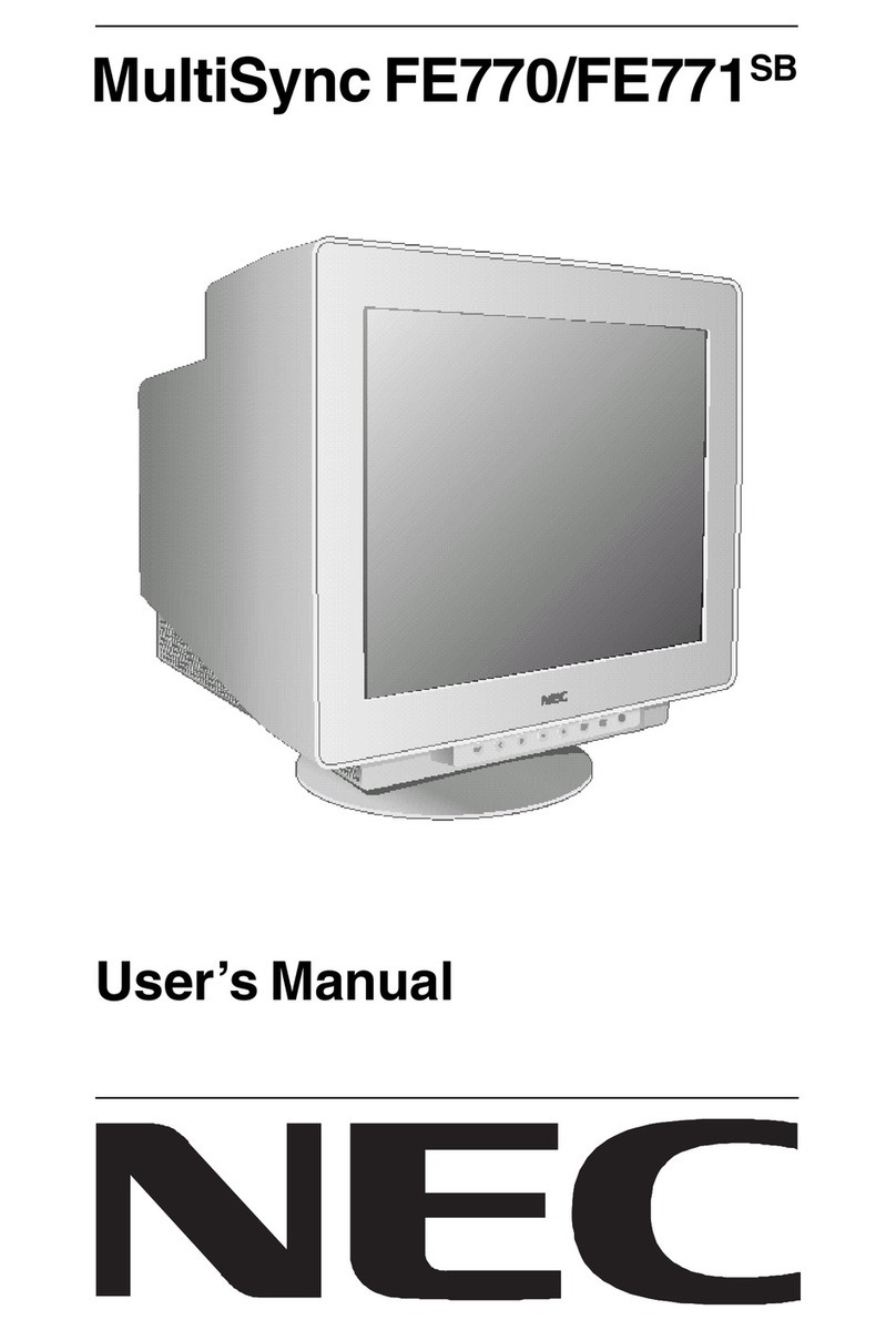 NEC FE770/FE771 User manual