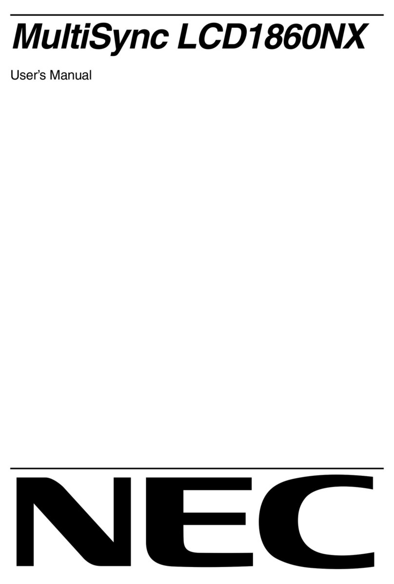 NEC NEC MultiSync LCD1860NX  LCD1860NX LCD1860NX User manual