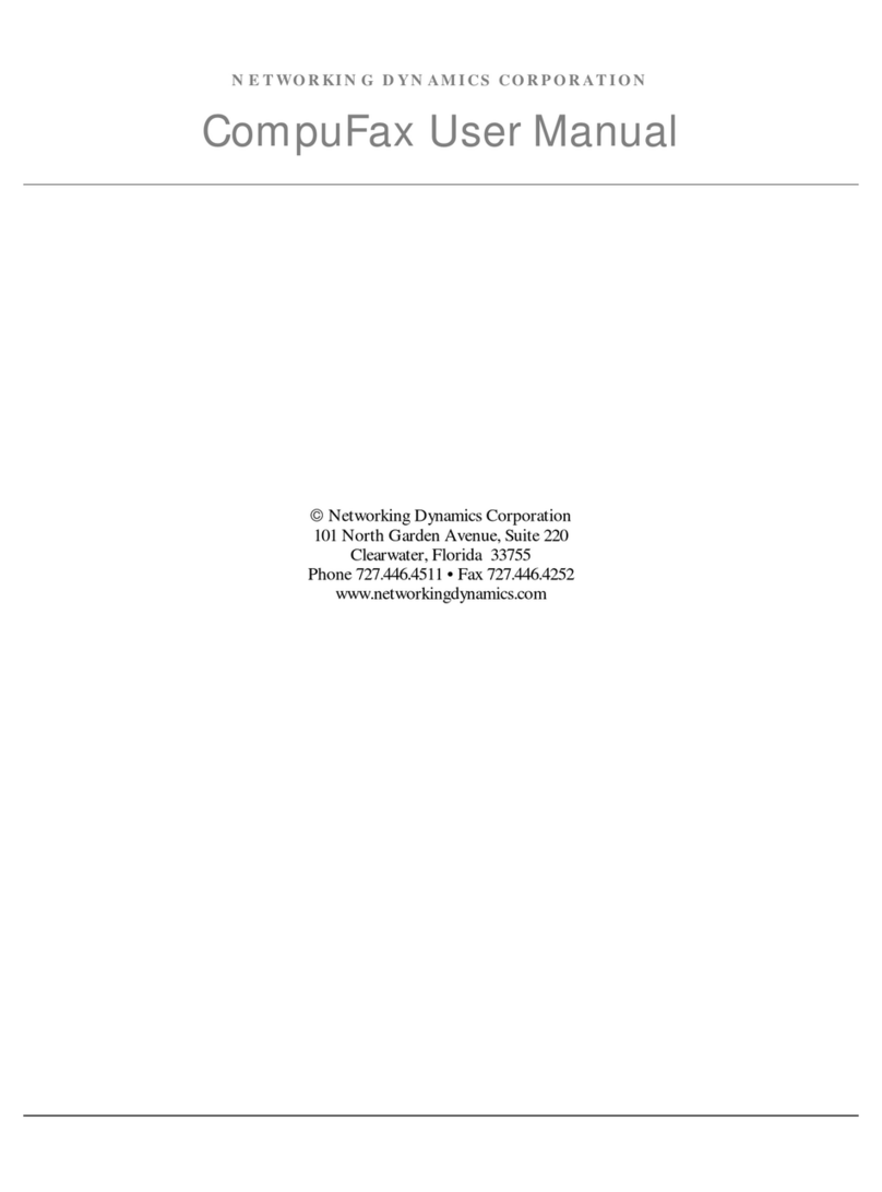 Networking Dynamics Corporation CompuFax user manual