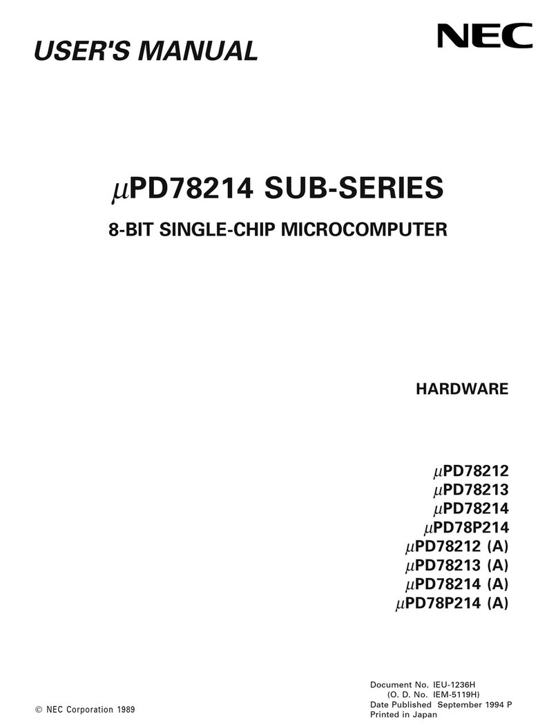 NEC PD78212 User manual